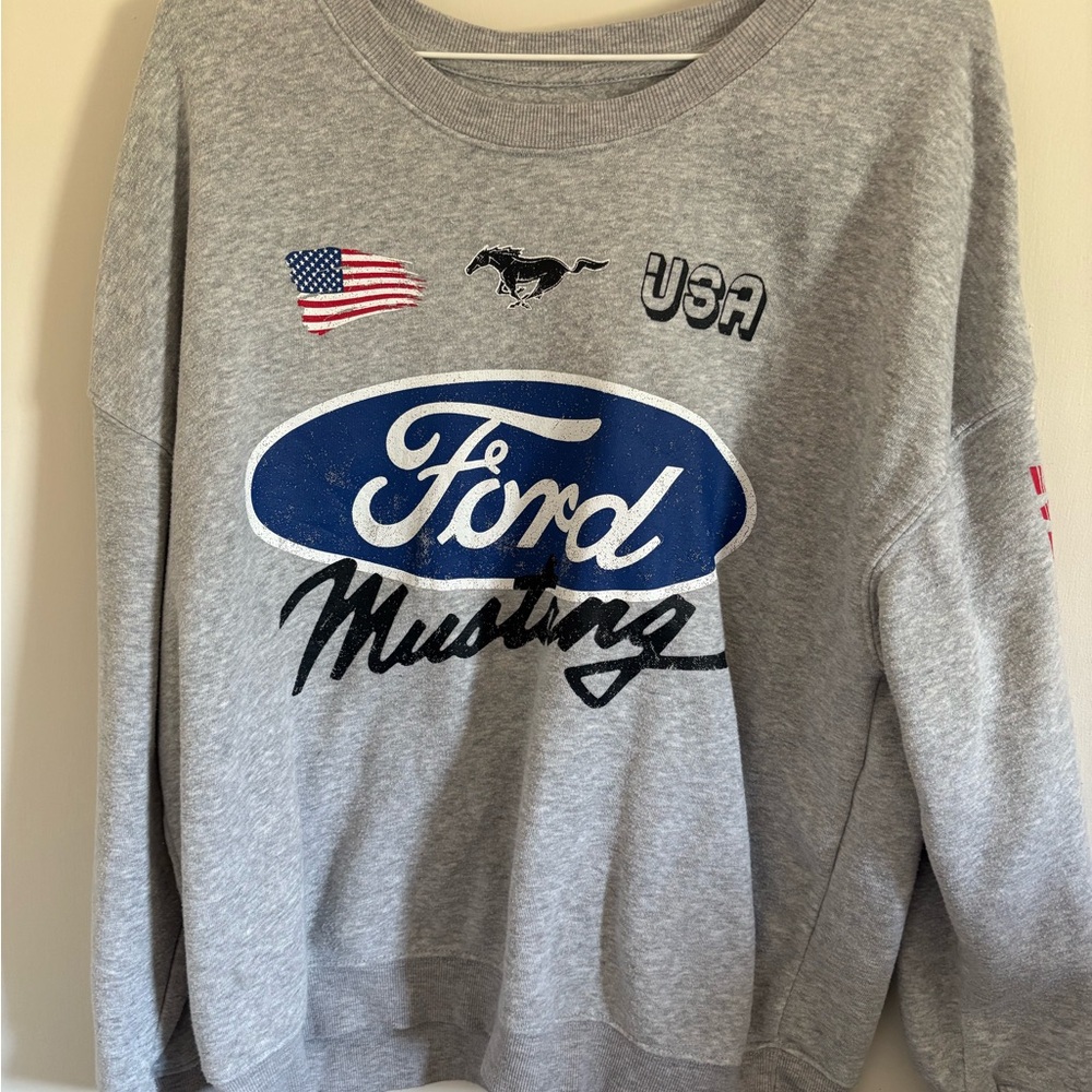 Ford Mustang Gray Sweatshirt